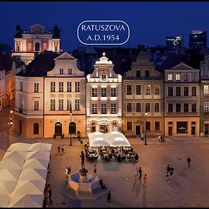 Ratuszova Stary Rynek Old Market Square Premium & Restaurant Ad 1954 Polen